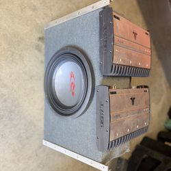 Subwoofer and Amp 