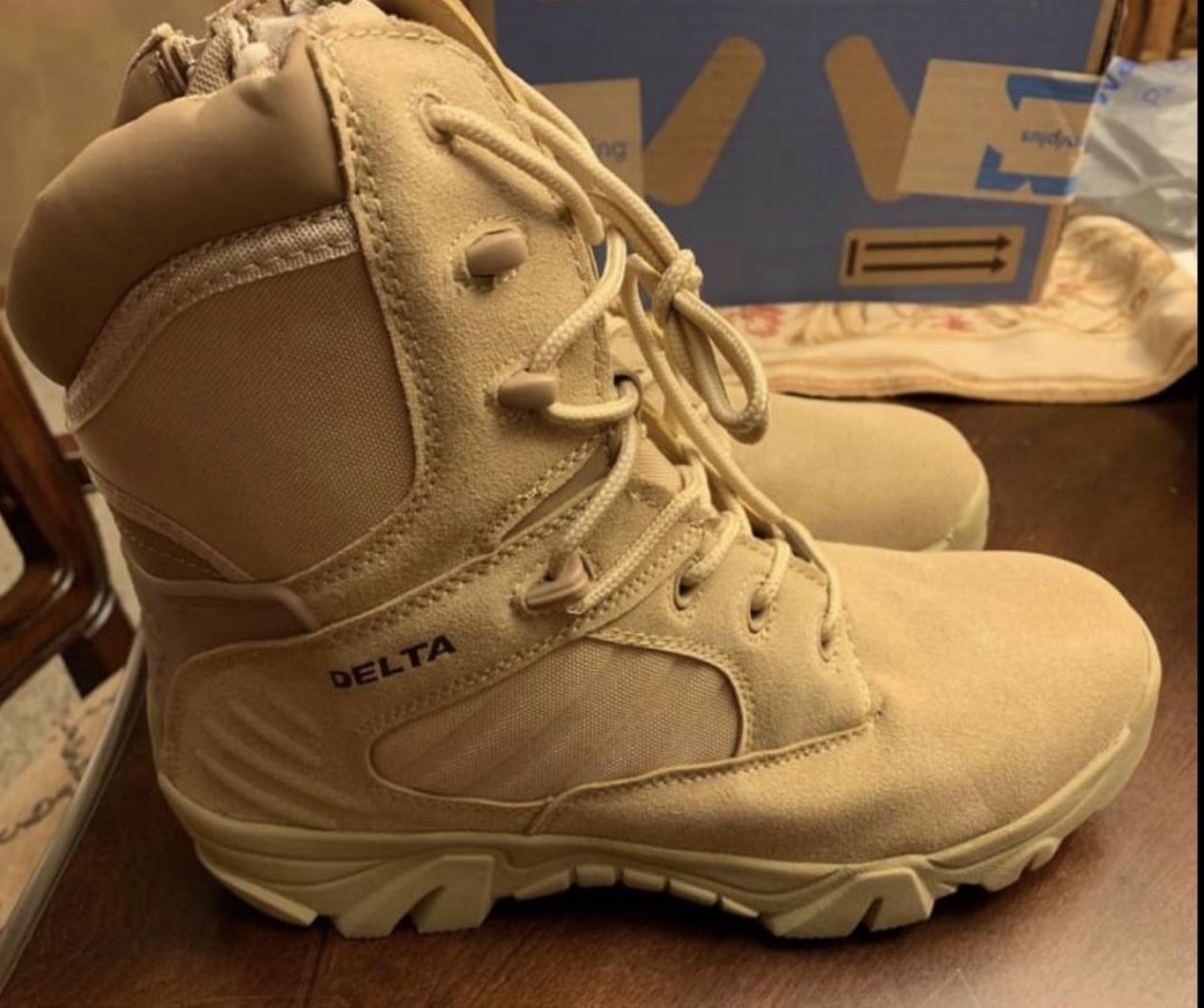 NEW Combat Army Tactical Boots Desert Hiking SecurityGuard Work Boot
