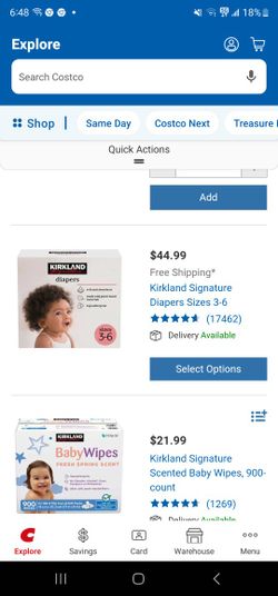 Costco Brand Diapers Any Size