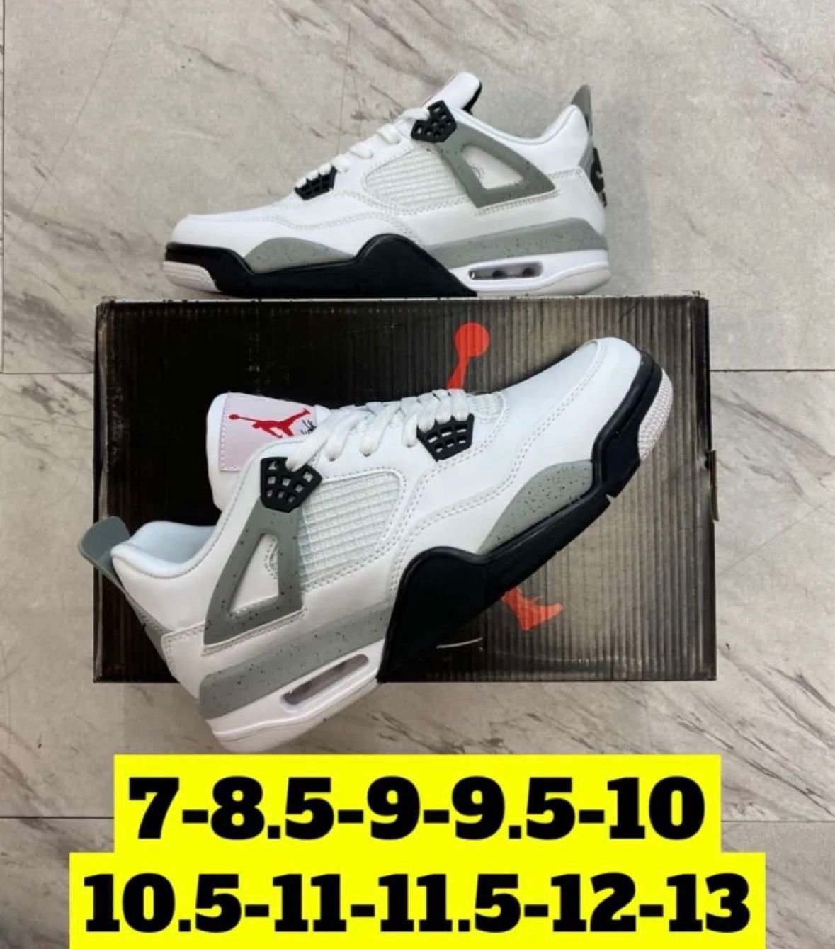 Air Jordan 4 Retro "White Cement