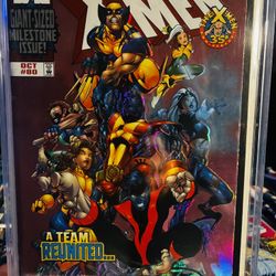 Marvel Comics #12A X-Men Classic The Gentleman's Name Is Magneto / A Fire in the Night, Giant Sized Holofoil Edition 