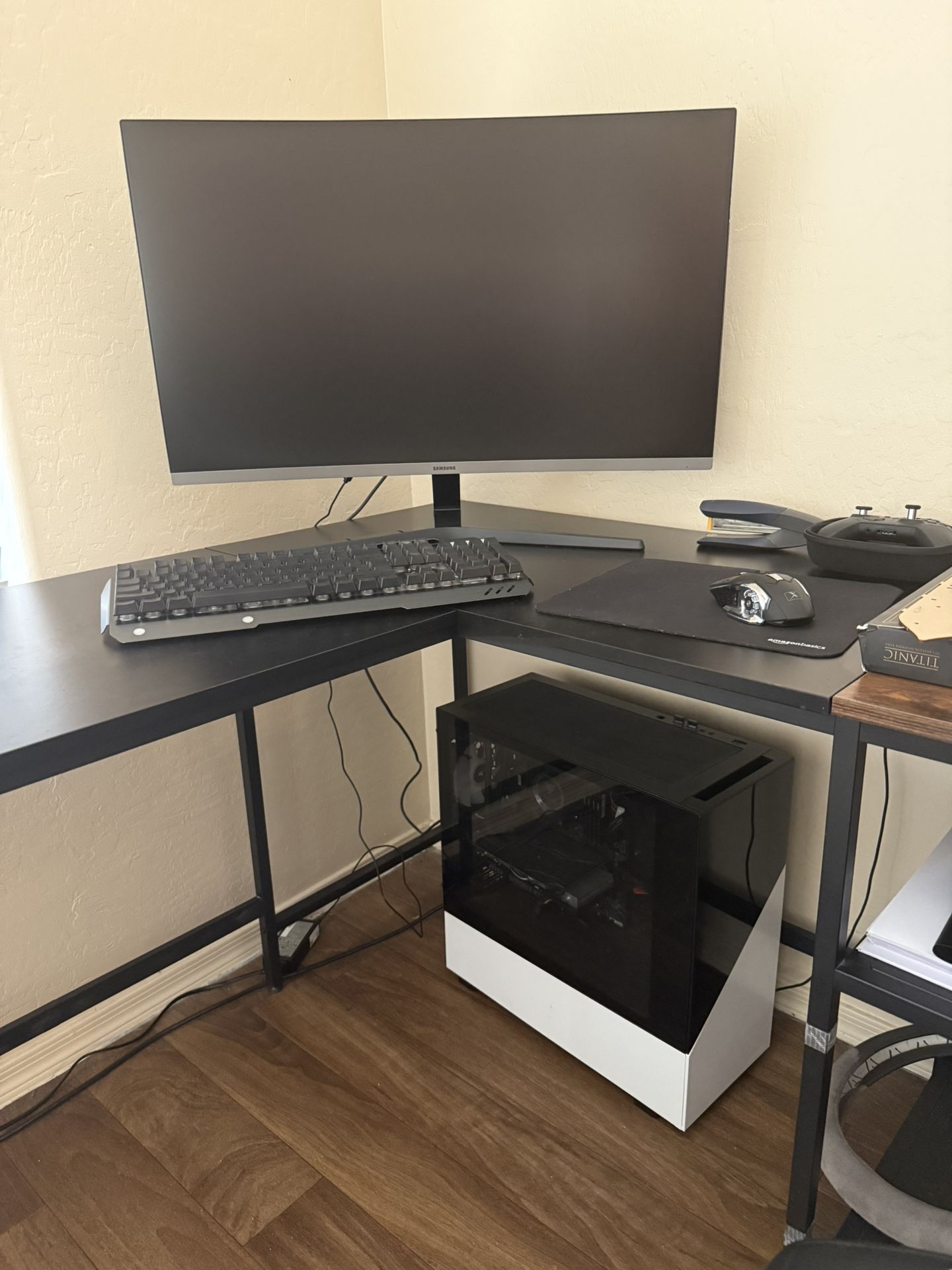 💥 Full Gaming PC Setup – RTX 2060 Super, i7, 32GB RAM, 32” Curved Monitor + Desk! 💥