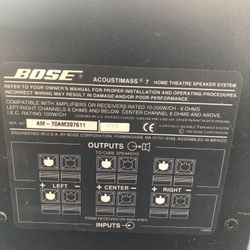 2 Bose (Acustimass 7) Subwoofers