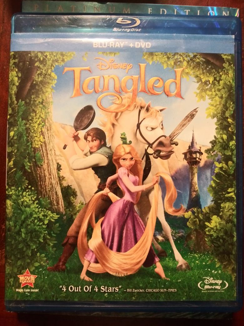 Disney Tangled Blu-Ray DVD Movie