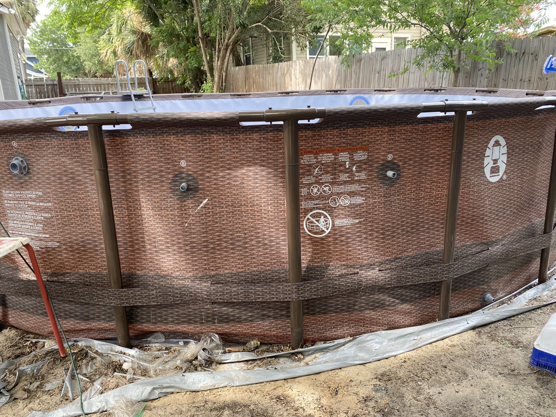 22x54 Coleman swimming pool