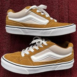 VANS Old Skool Shoes (Caramel Brown) Like new Size 8 Mens