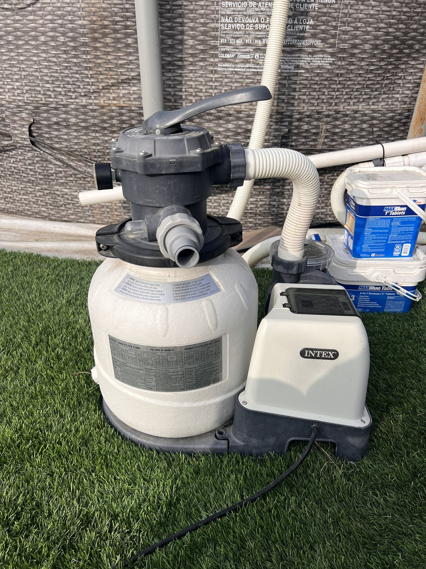 Intex Sand Filter Pump For Above Ground Pool