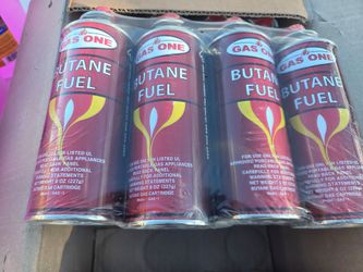 Gas One Butane Fuel Canisters 8oz – 4 Pack