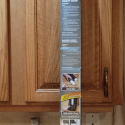 Frost King EZ Double Draft Stop 3ft Brown-NEW