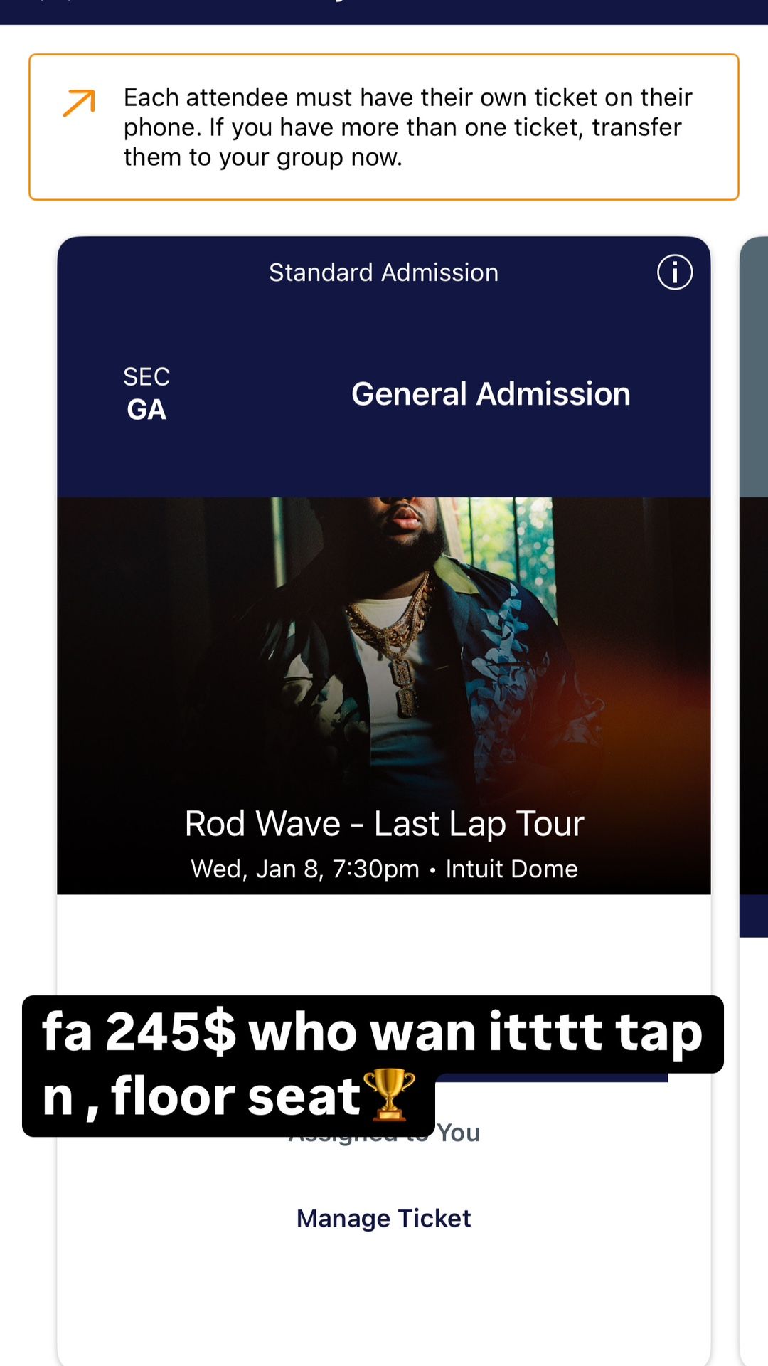 ROD WAVE TICKET