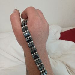 hematite bracelet with magnetic Bracelet 