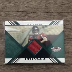 2008 Topps Stadium Club Football Matt Ryan Red Patch