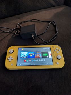 Yellow Nintendo Switch Lite
