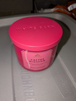 Bath & Body Works White Barn Cactus Blossom 3-Wick Candle