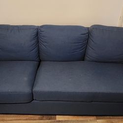 Blue sofa