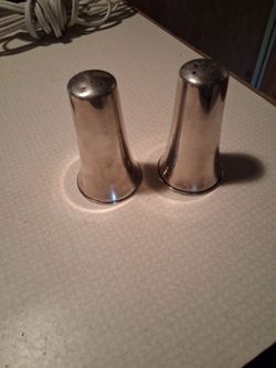 Sterling silver salt and pepper shakers