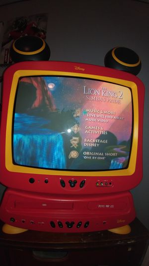 Vintage Disney Mickey Mouse 19 Tv Dvd Vcr Combo For Sale In Douglasville Ga Offerup