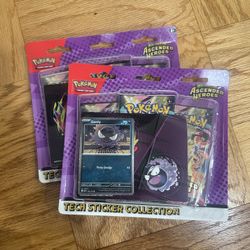 Pokemon Mega Evolution: Ascended Heroes Tech Sticker Collection - Gastly