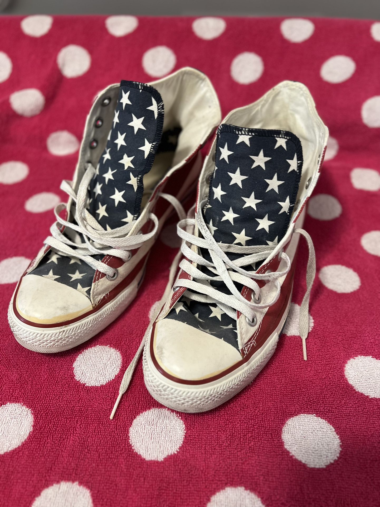 Cool Chuck Vintage. CONVERSE ALL STAR. Patriot Flag USA for Sale in Redmond, WA - OfferUp