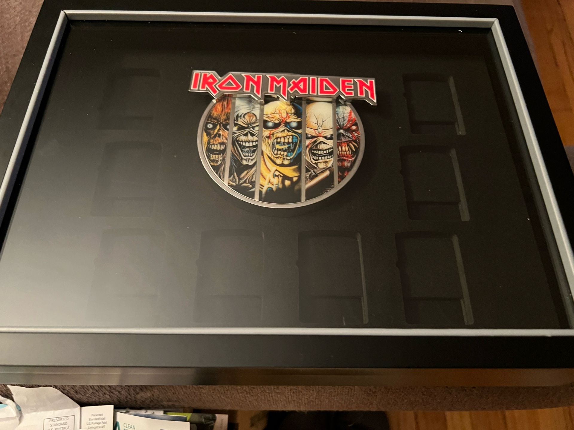 Bradford Exchange Iron Maiden Zippo Lighter Case