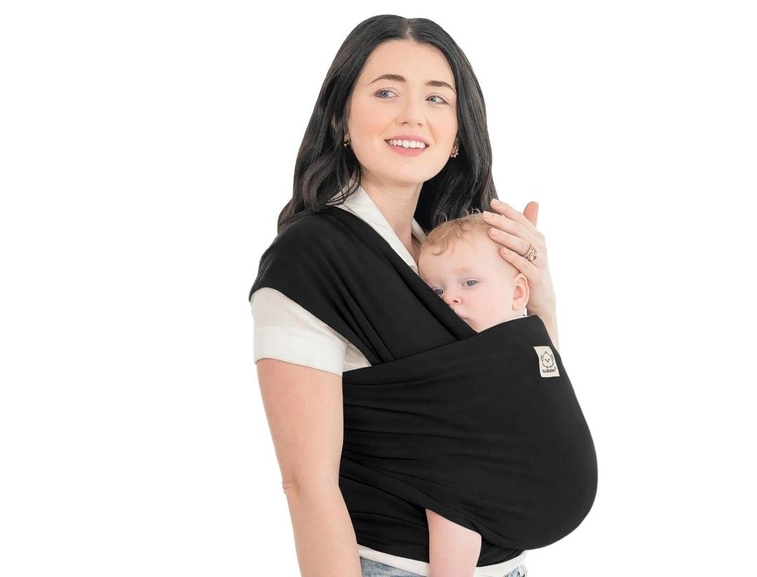 Baby Wraps Carrier - All in 1 Original Baby Sling Carrier, Easy to Wear - Black