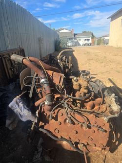 2 Ford v8 flathead complete motors.
