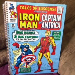 Marvel Hardback Wirebound (spiral) Book 70 Sheets- Sealed