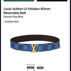 Louis Vuitton LV Initiales 40mm Reversible Belt