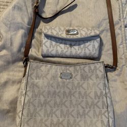 Michael Kors Crossbody Purse and Wallet