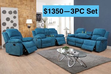 💥FREE DELIVERY💥Brand New  3PC Reclining Sofa Loveseat Chair Set