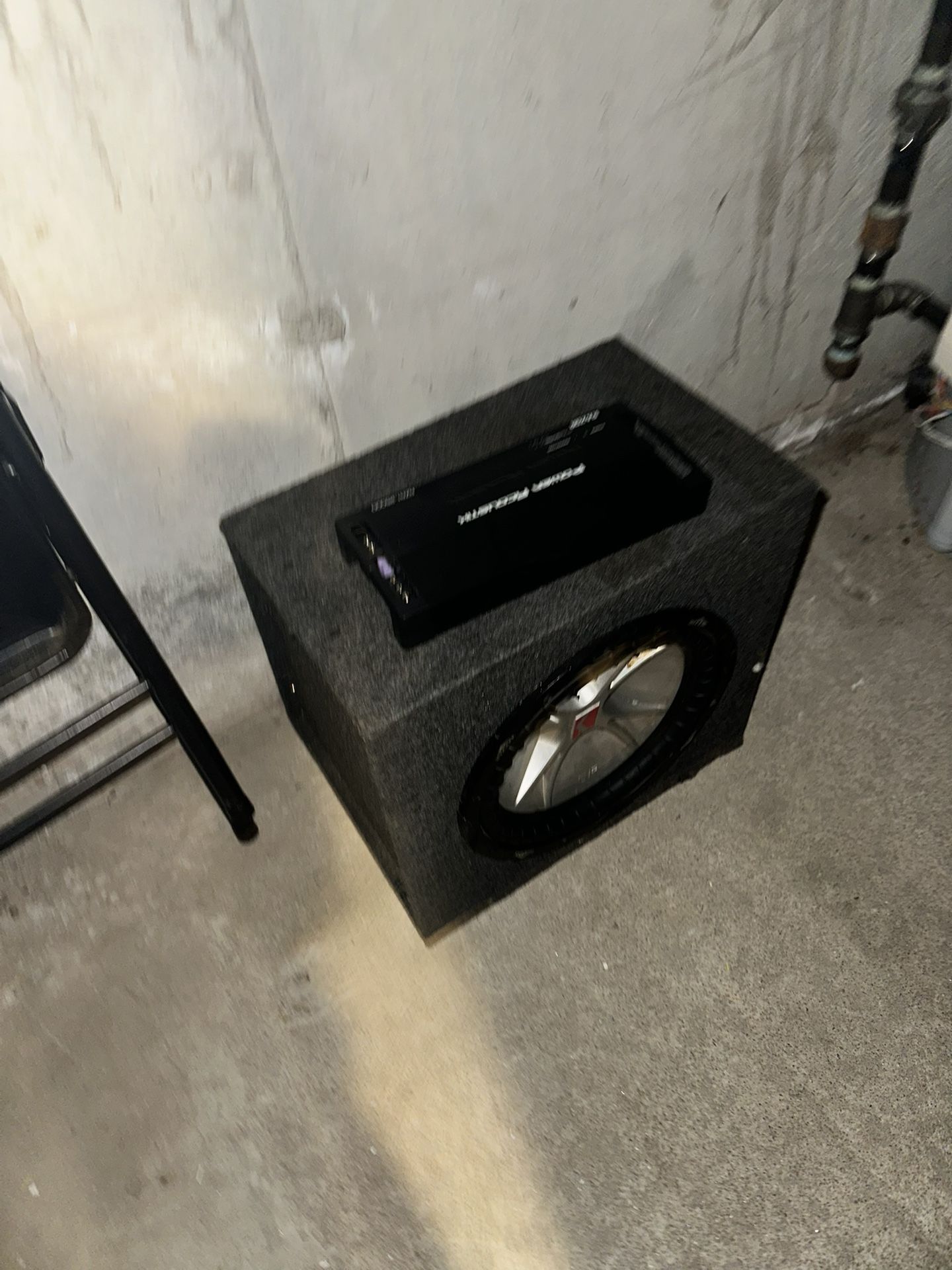 Amp And Subwoofer