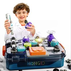 Science Kits for Kids, 58 Circuit Parts with Electric Screwdriver, Birthday Gifts Christmas Stocking Stuffers for Boys Girls, STEM Educational Boys To