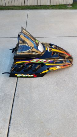 1999 arctic cat zrt 600 hood