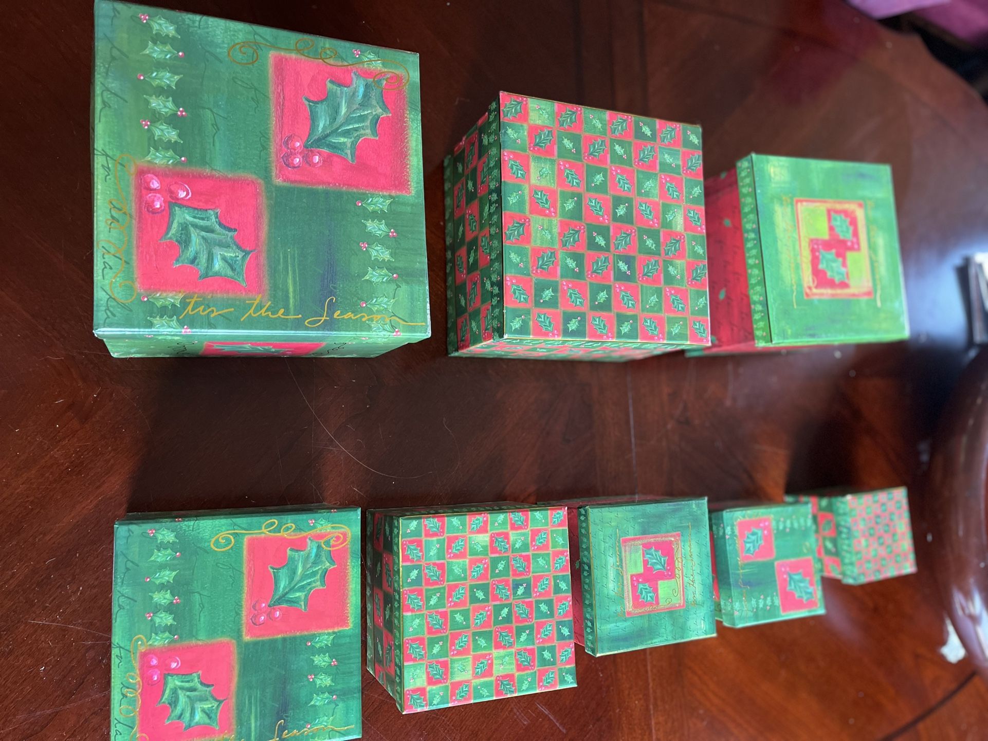 Barrington Studios Limited Holiday Nesting Boxes This The Season 8