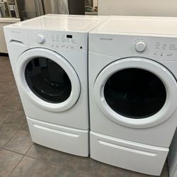Frigidaire Front Load Washer And Electric Dryer Set 