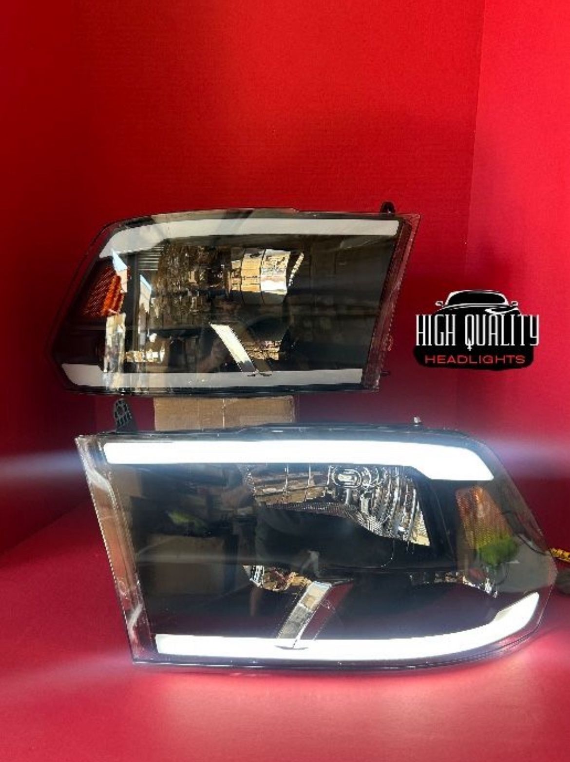 Dodge Ram 2009. 2018 Headlights.