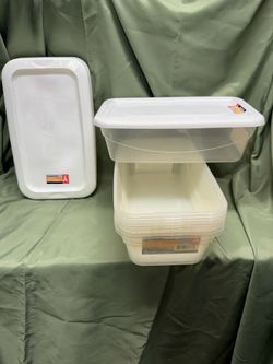 Plastic shoe boxes- 8