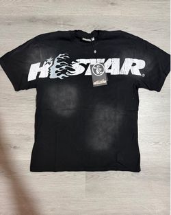 Hellstar Studios Cartoon Logo Glitter Logo T-Shirt 'Black' Size M