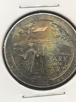 Beautiful  Toned 2022 D Great Condition Quarter