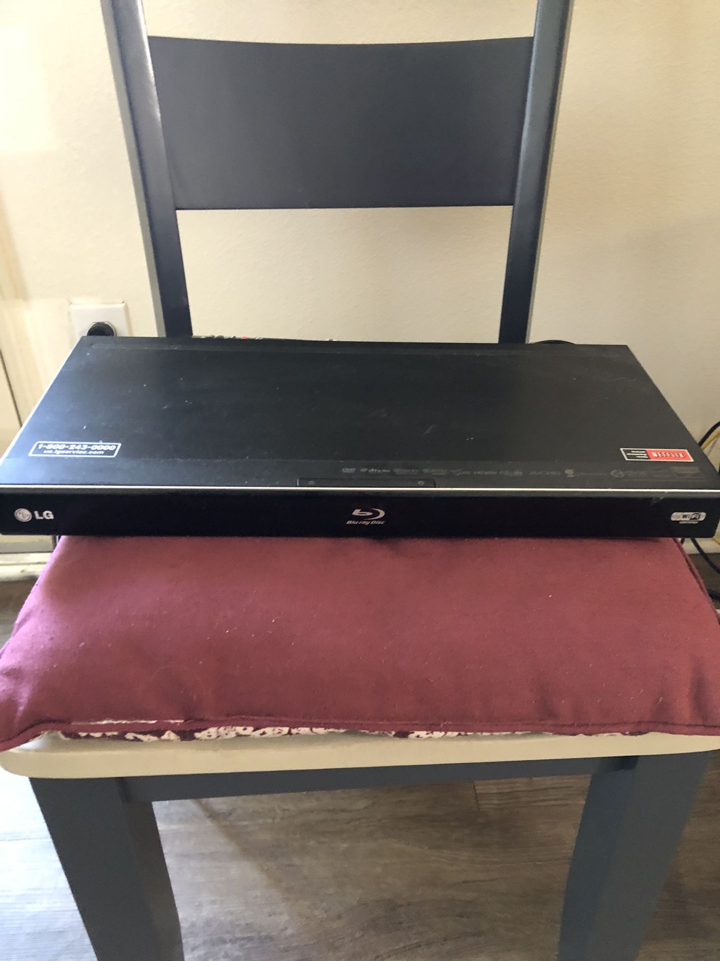 LG Blue ray DVD Player With LG Remote