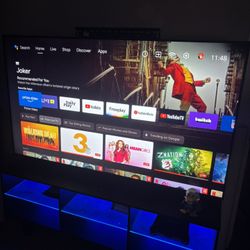 Skyworth 75” Led TV And Stand