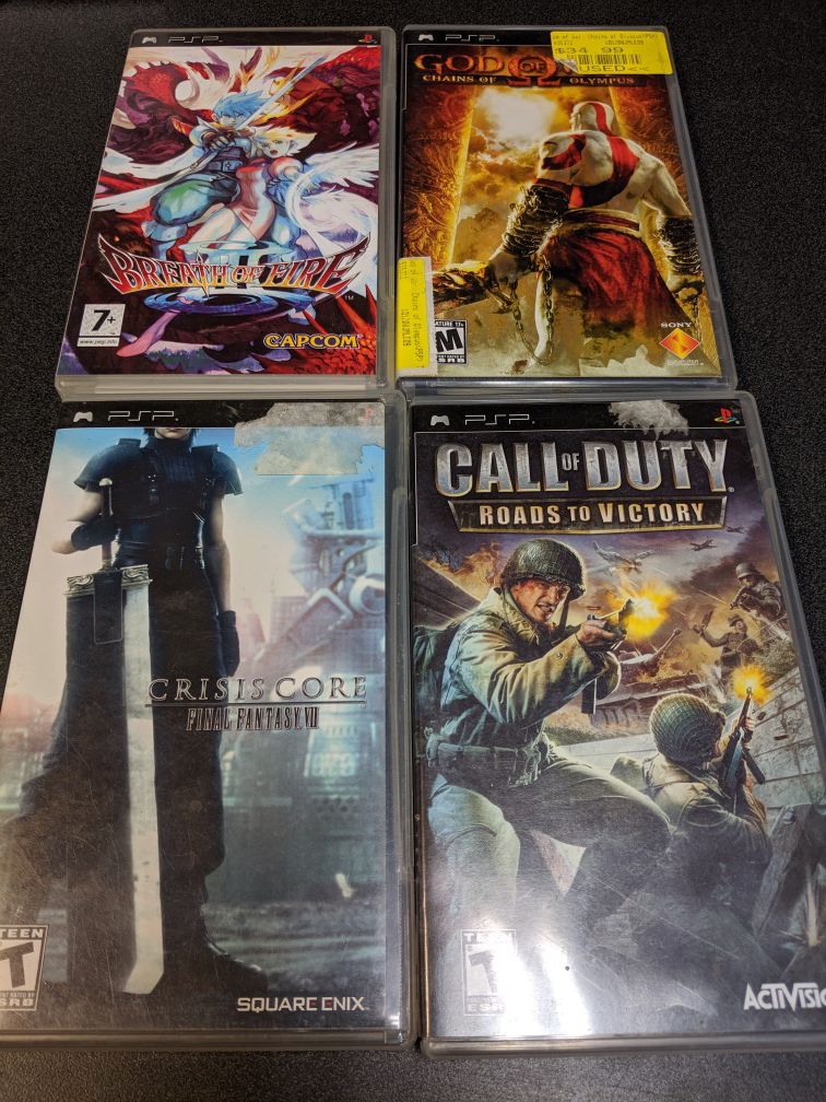 Xbox 360, Xbox one, PS2 PS3, and PSP games. CHEAP