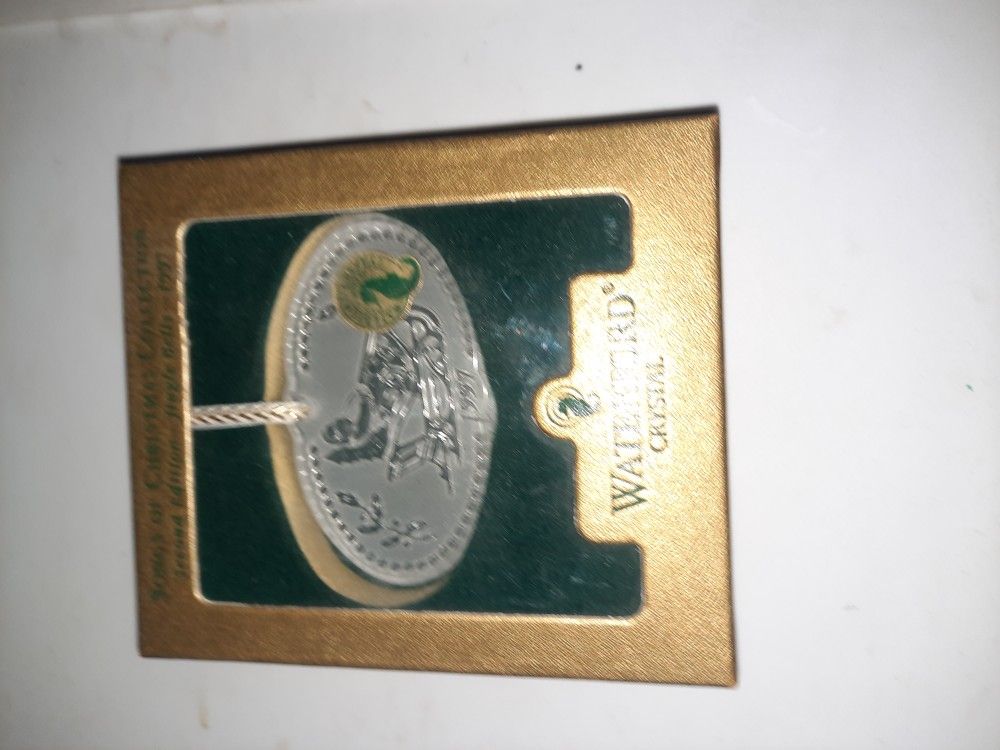 1997 Waterford Crystal Songs Of Christmas Collection "Jingle Bells