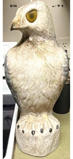 Bird-B-Gone Large Falcon Bird Deterrent Statue - OBO