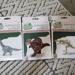 3D Dinosaur Puzzles