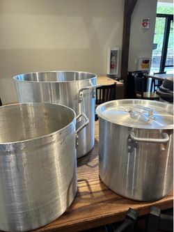 Industrial kitchen pots- $100 for set