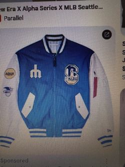 2XL Mariners Alpha New Era Jacket.  Reversible