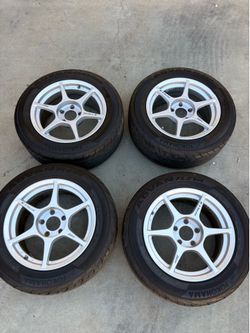 Jdm kosei k1 rare spec 16x7.5 +32 | 5x114 90% tread