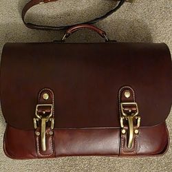 Leather Messenger Bag