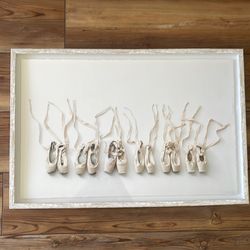 Ballet dance wall art framed